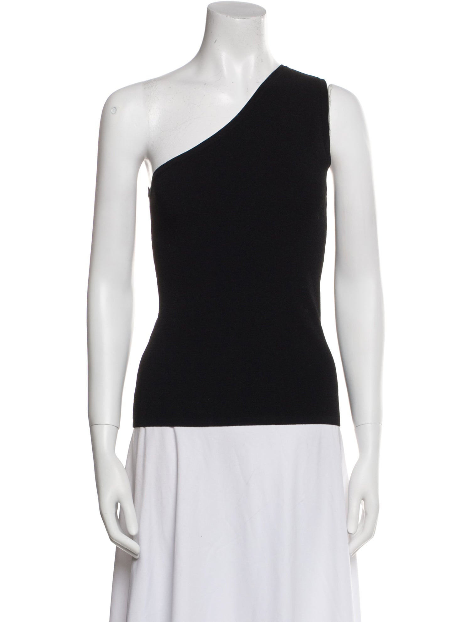 Michael Kors One-Shoulder Sleeveless Top